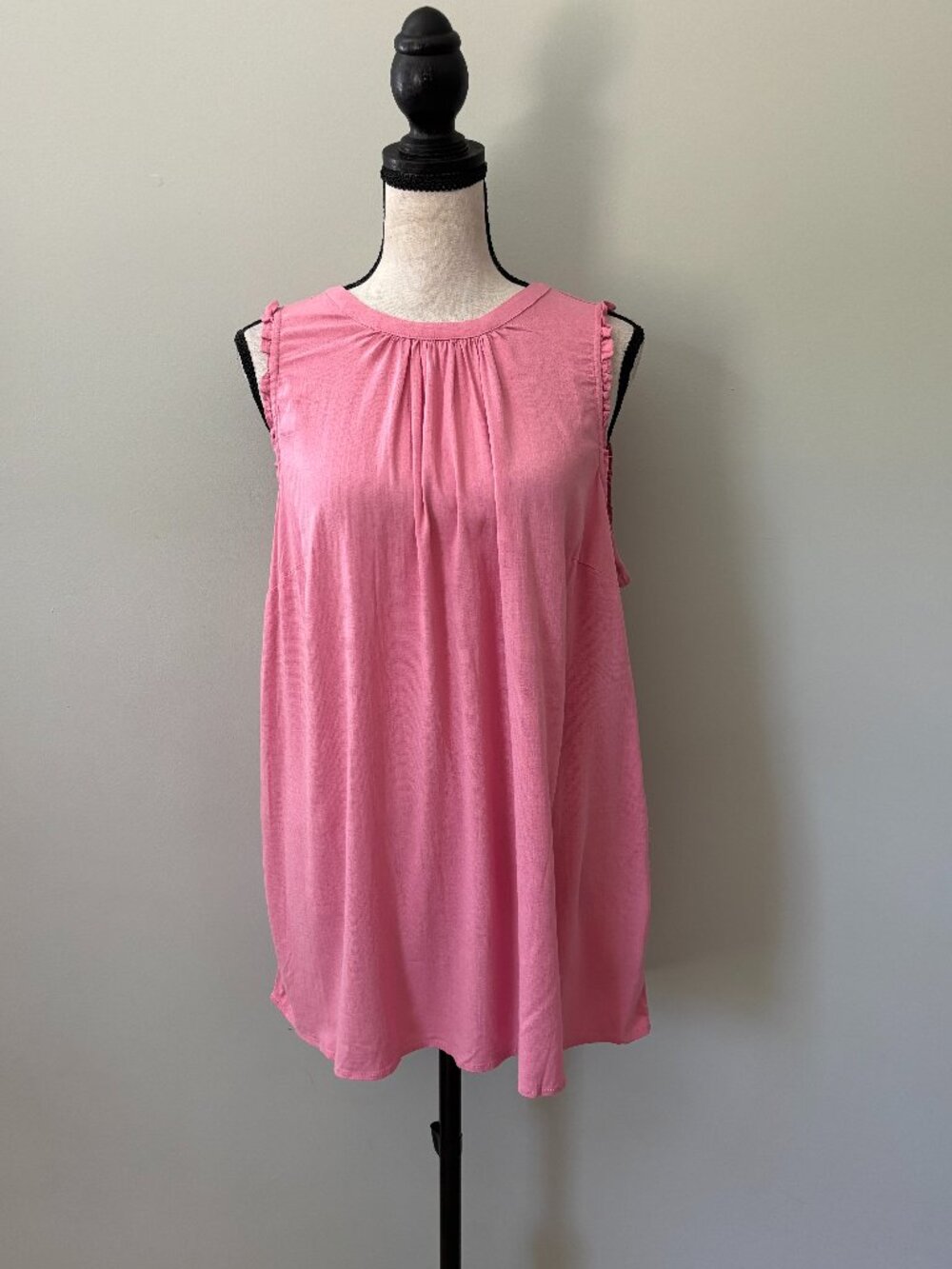 Torrid Ruffle Mock Neck Tank — NWT — Size 0 (12)